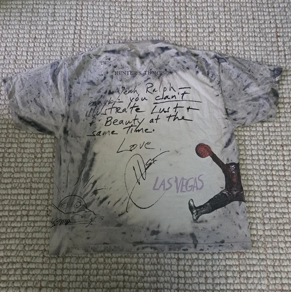 Travis Scott Cactus Jack x Ralph Steadman "Fear" T-shirt - Picture 2 of 10